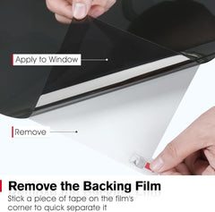 SecureView™ Self Adhesive One Way Privacy Film for Glass Doors (30x300Cm)