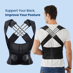 Premium Posture Corrector Belt For Men And Women (Free Size)
