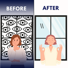 SecureView™ Self Adhesive One Way Privacy Film for Glass Doors (30x300Cm)